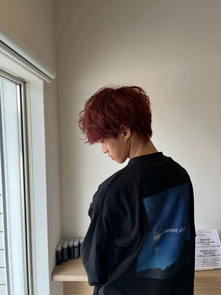 メンズ ヘアカラー マテリアル 中央駅店のヘアスタイル