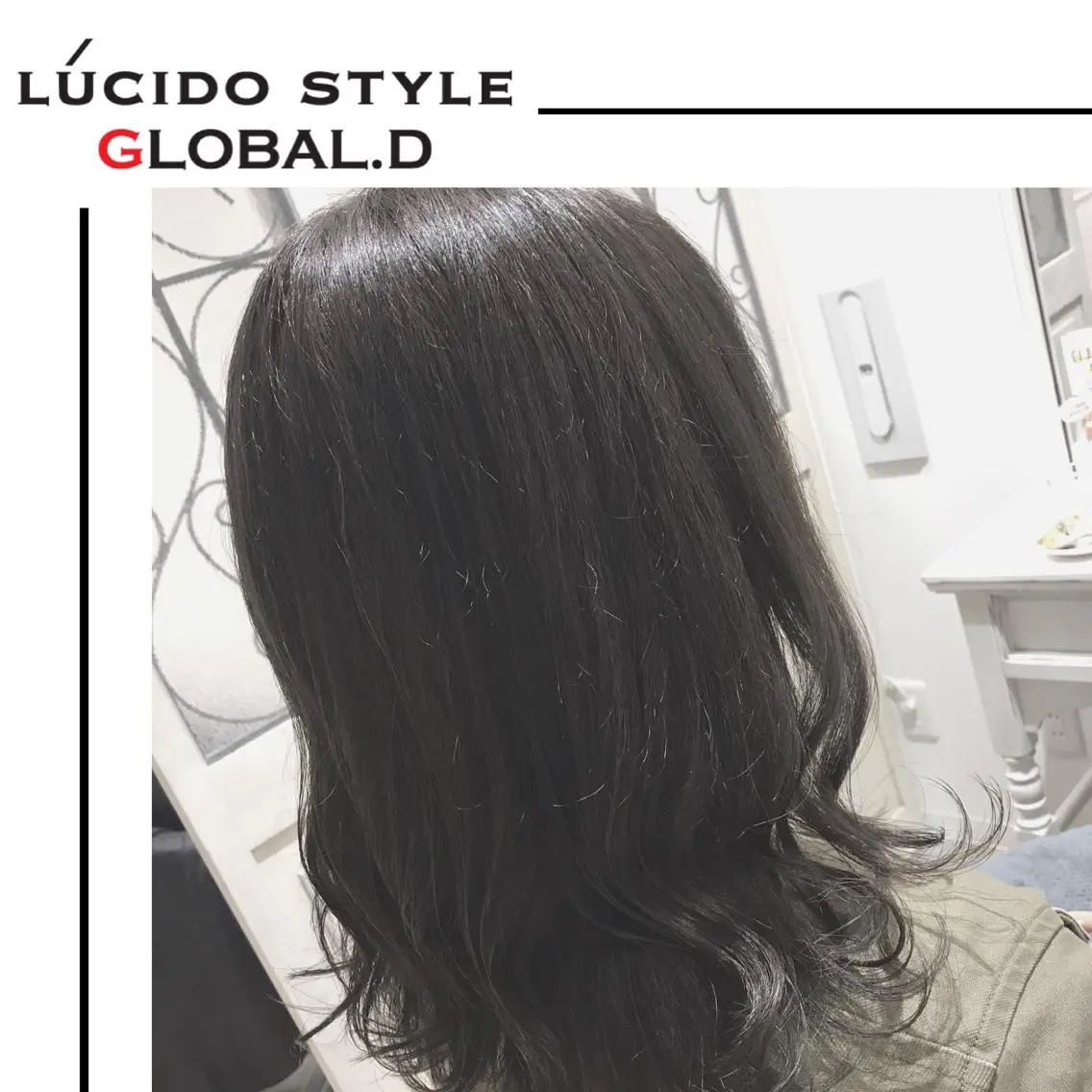 セミロング カラー 🥛洒落髪小顔cut なら龍崎🥛のヘアスタイル