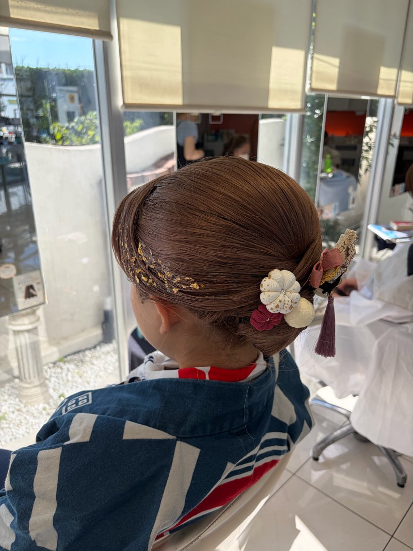 ヘアアレンジ のあ🍀ヘアカラー/ 透明感/アレンジのヘアスタイル