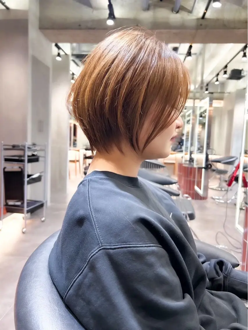 ショート 縮毛¦ボブ¦艶カラー 💖今井 伶のヘアスタイル