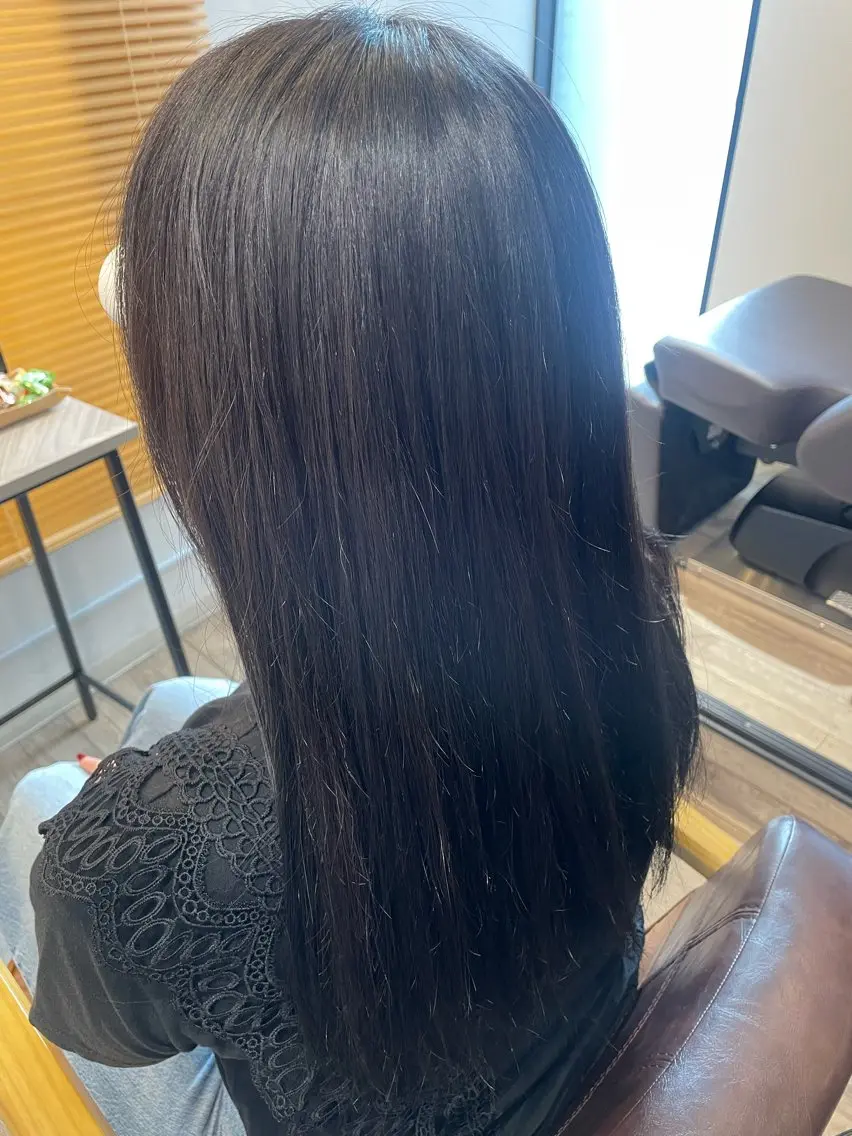 セミロング カラー トリートメント 🦋春山 さとみ🦋のヘアスタイル