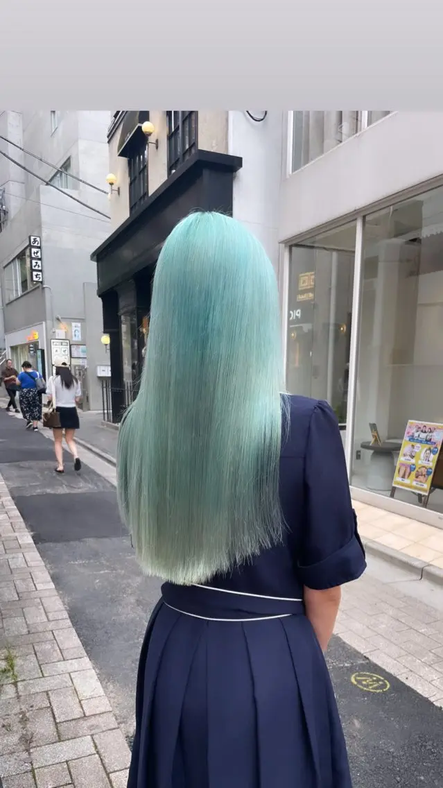 ロング ヘアカラー トリートメント 🔷ダブルカラーハイ トーン🔷櫻井走のヘアスタイル
