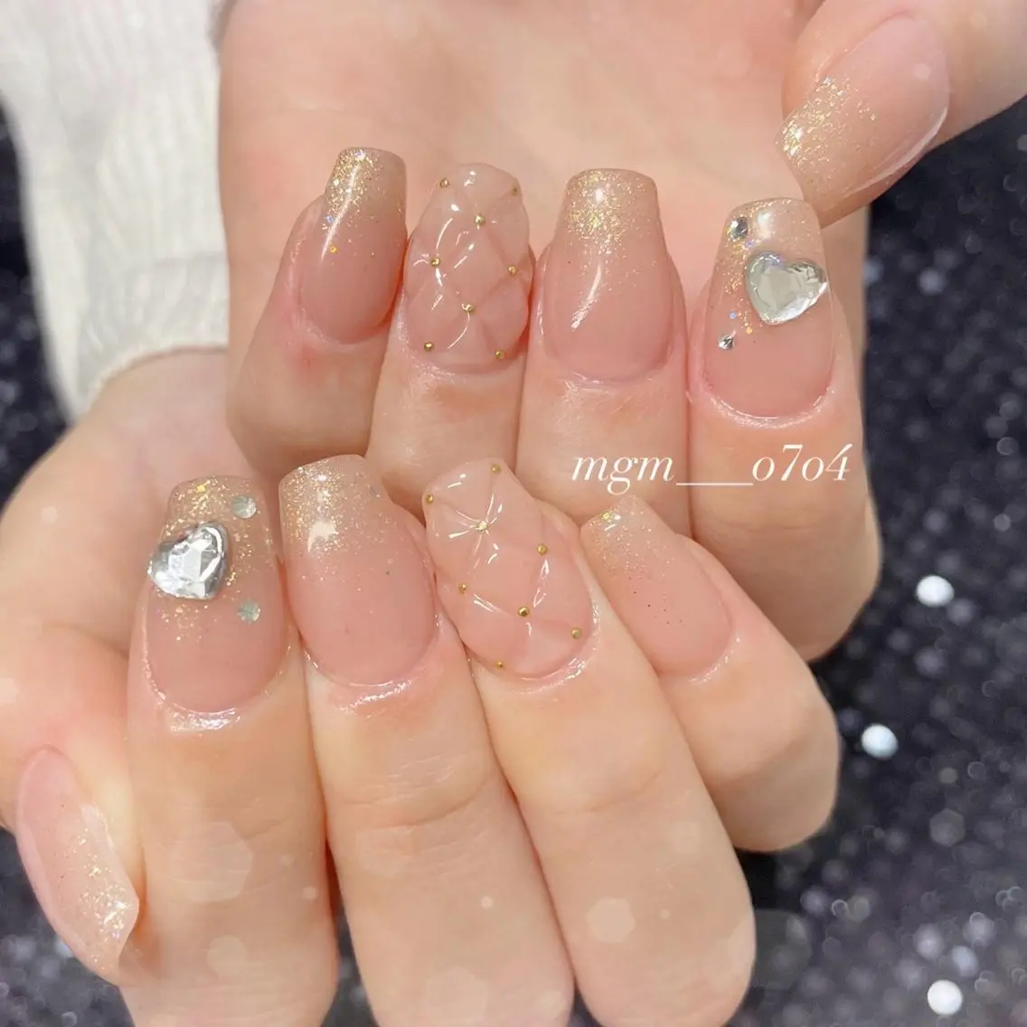 ネイル ハンドネイル ハンドケア MoON...❤︎ MeGuのネイルデザイン