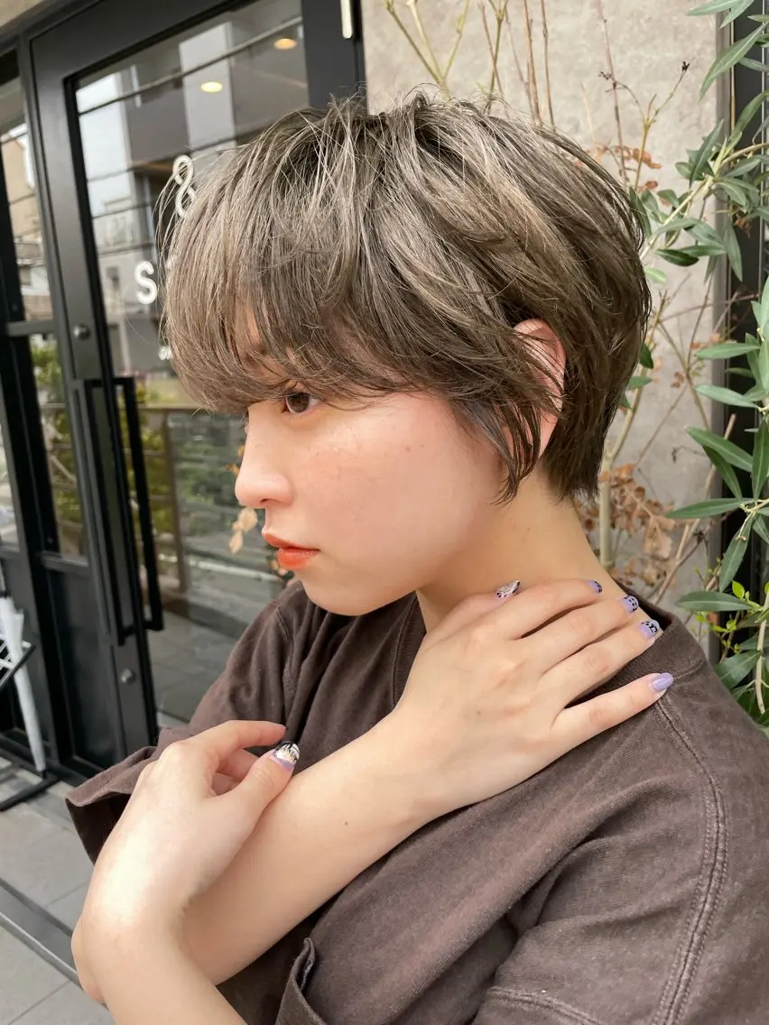 ショート 美髪矯正/艶髪 sand🎀Ricoのヘアスタイル
