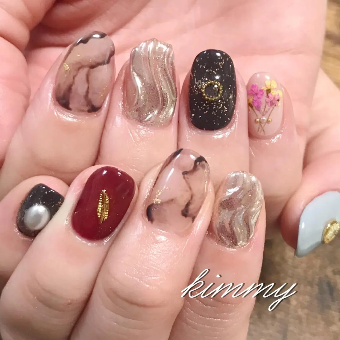 ネイル ハンドネイル kimmy nailsのネイルデザイン