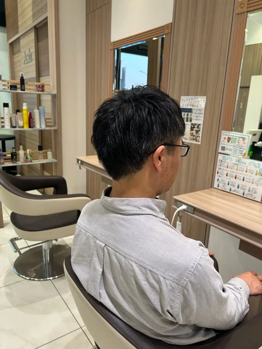 メンズ モデル募集中 松原京のヘアスタイル
