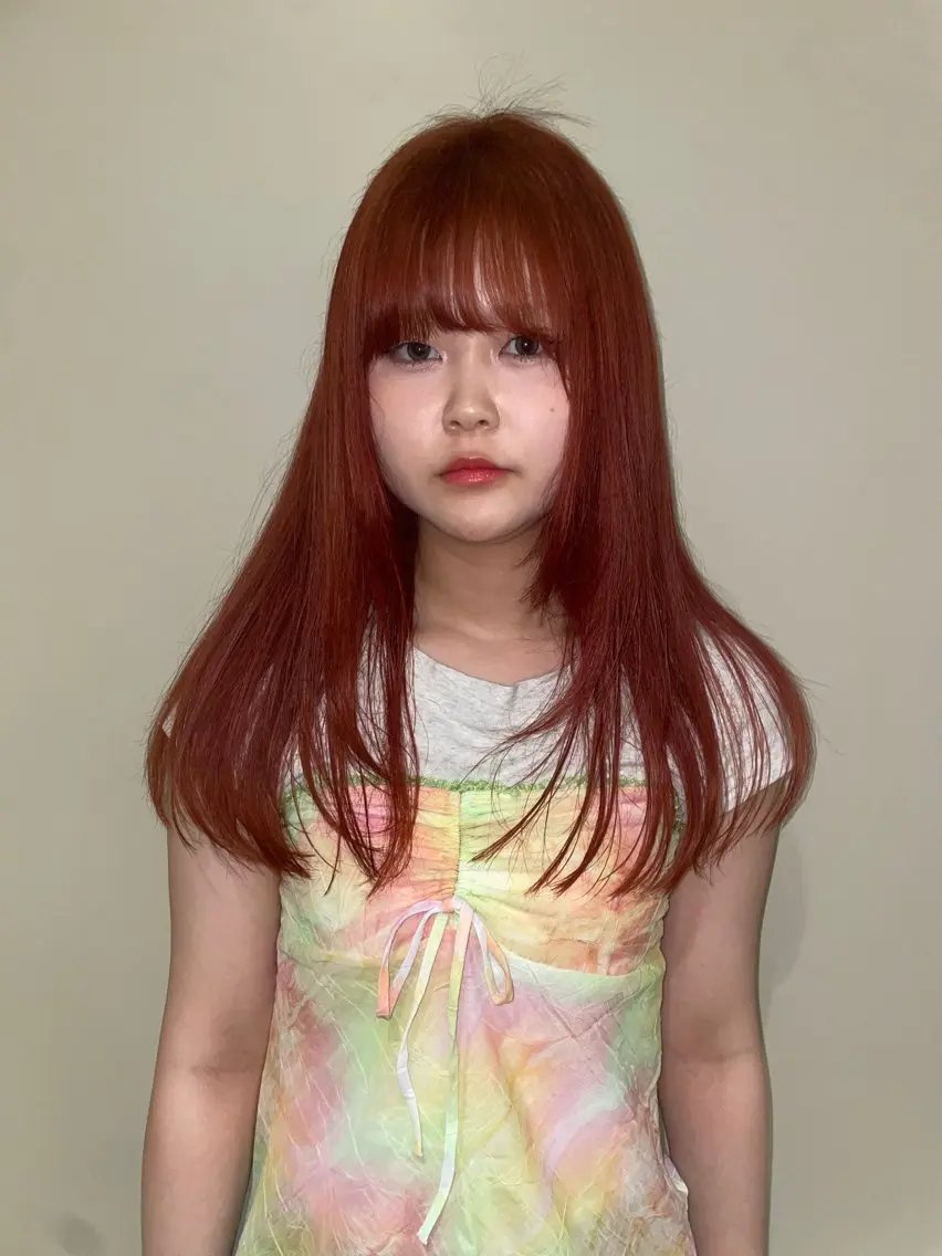 ブリーチなしダブルカラー🍀の写真