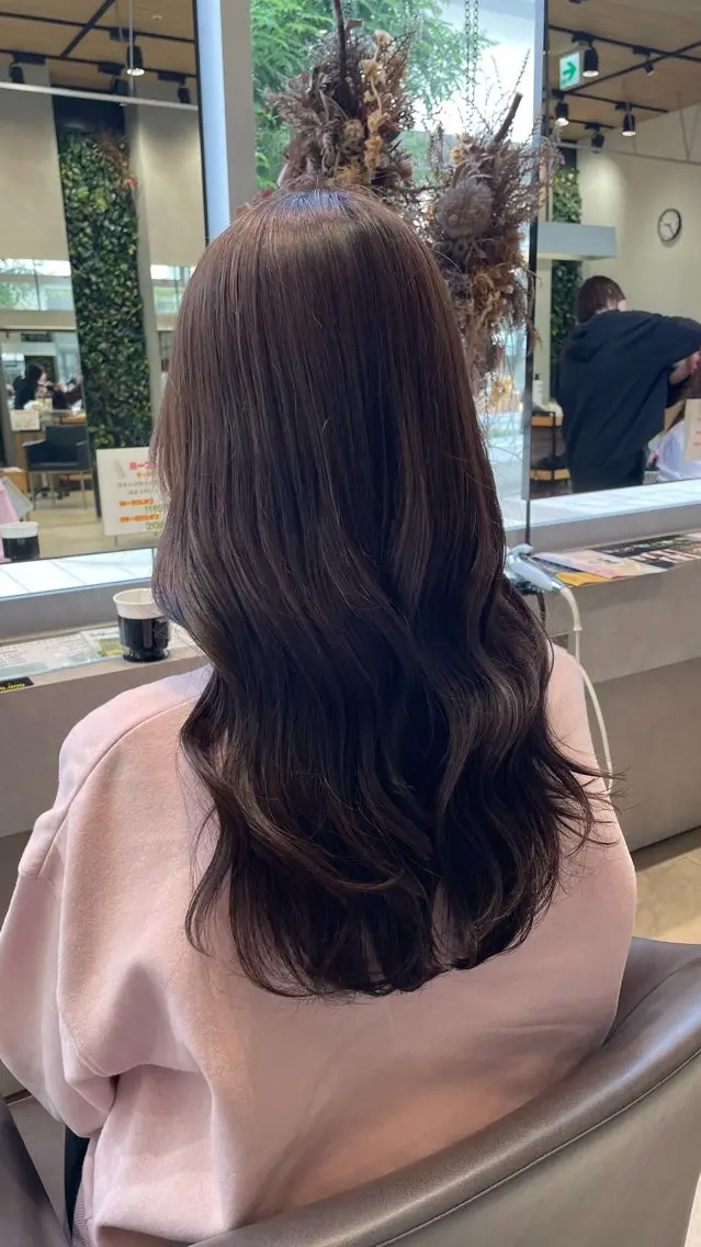 ロング ヘアカラー トリートメント ノンダメージカラー/ ボブ/RINのヘアスタイル
