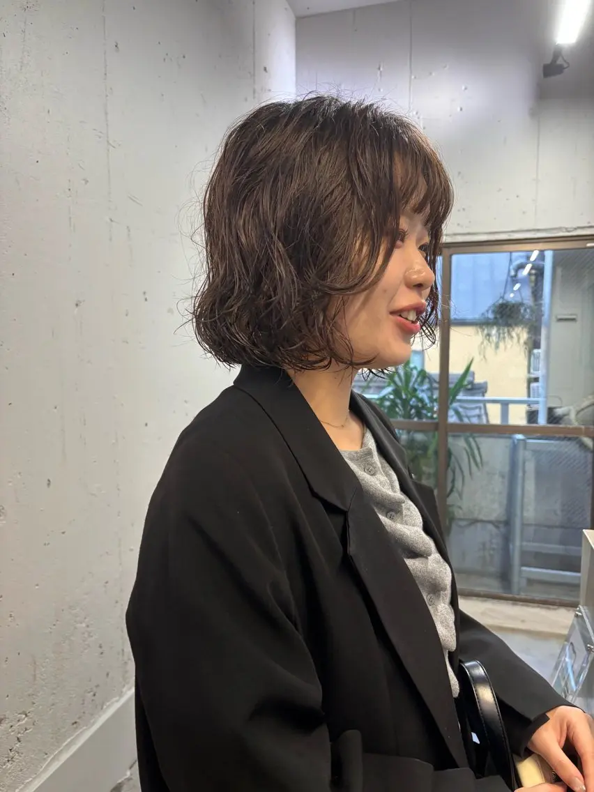 ショート パーマ ボブ カット パーマ ボブとパーマの達人 /美容室難民の方是非のヘアスタイル