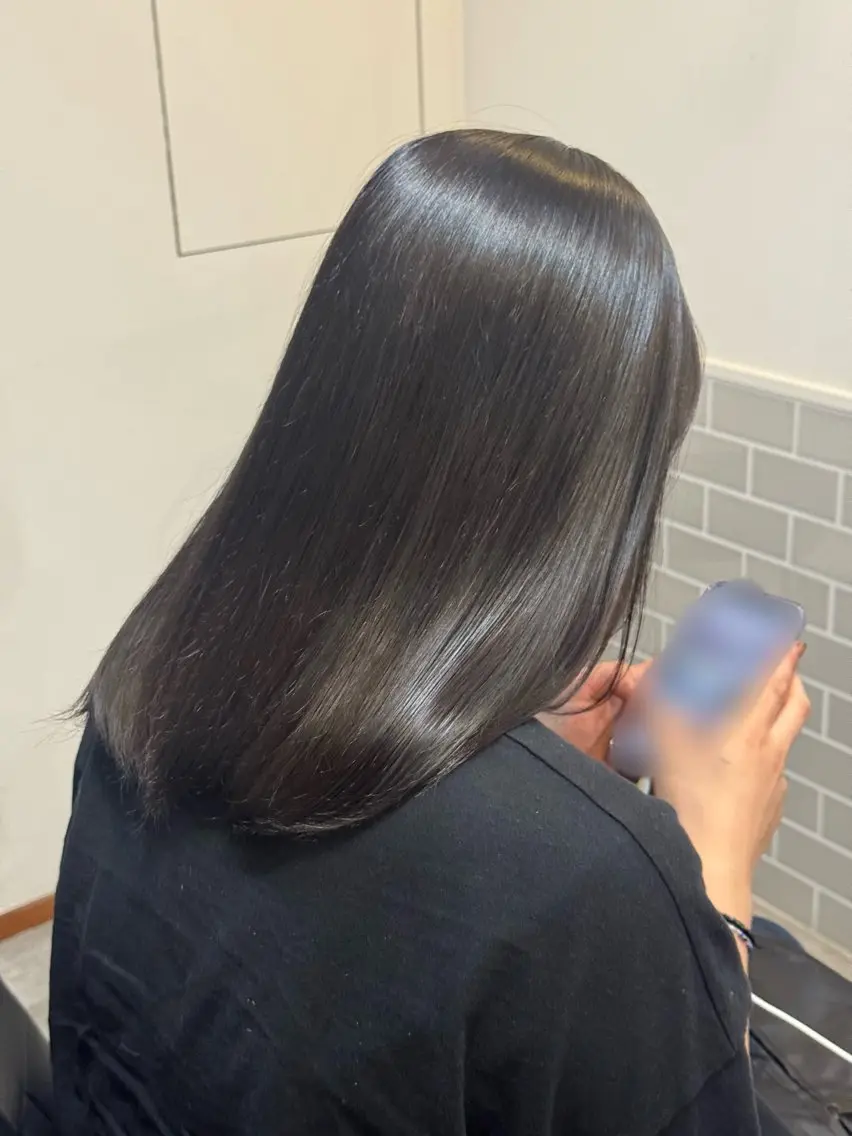 ミディアム ヘアカラー 松本 桜のヘアスタイル