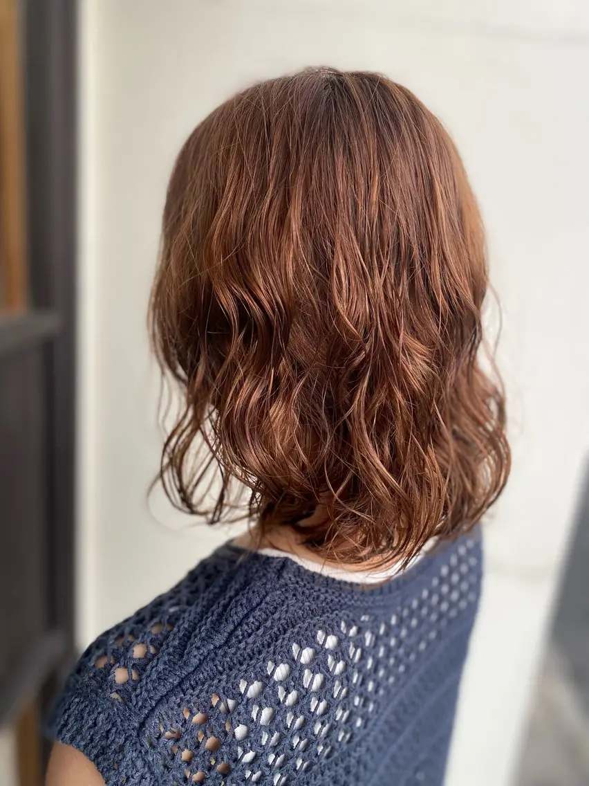 ミディアム パーマ ◤ Jammin.◢ Mizuho.のヘアスタイル
