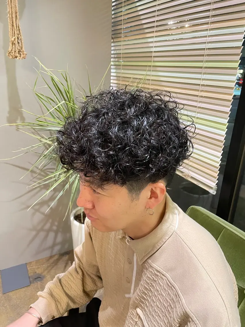 メンズ メンズパーマ プードルパーマ プードルパーマ 北村 未来のヘアスタイル