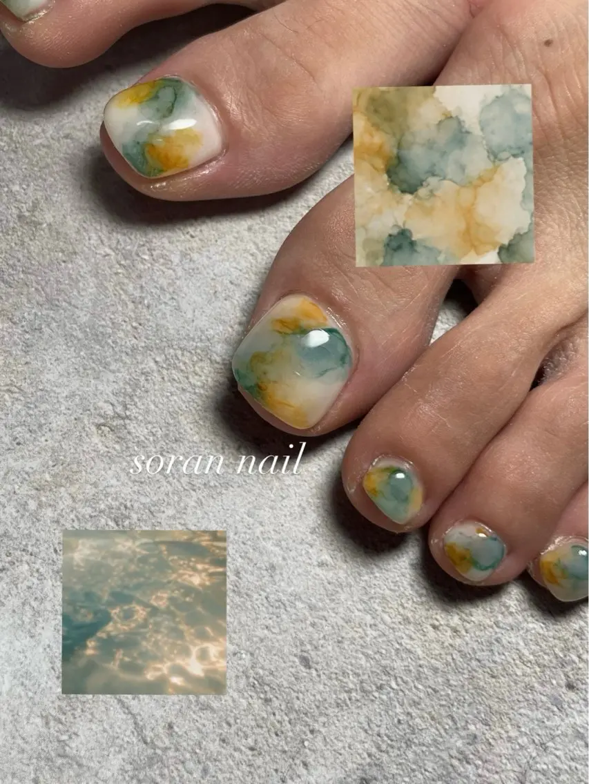 ネイル フットネイル soran nailのネイルデザイン