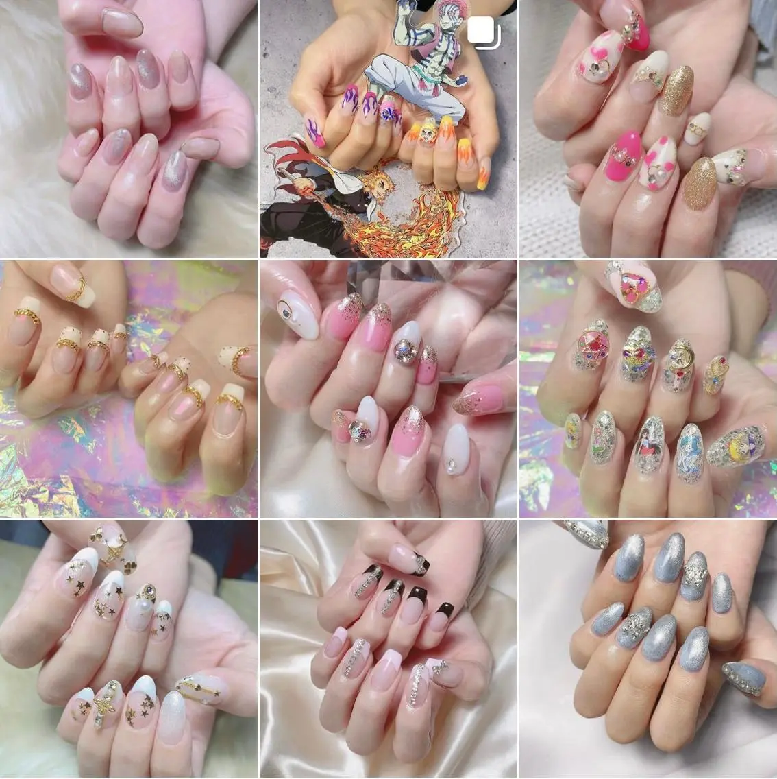 ネイル 渋谷／チップ長さ出し 👑アプレgel-xのネイルデザイン