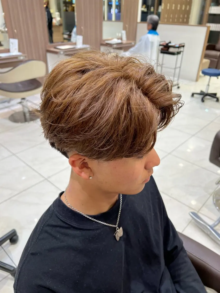 パーマ メンズ カット ヘアカラー メンズ似合わせ特化/ 縮毛矯正/佐野友尉のヘアスタイル