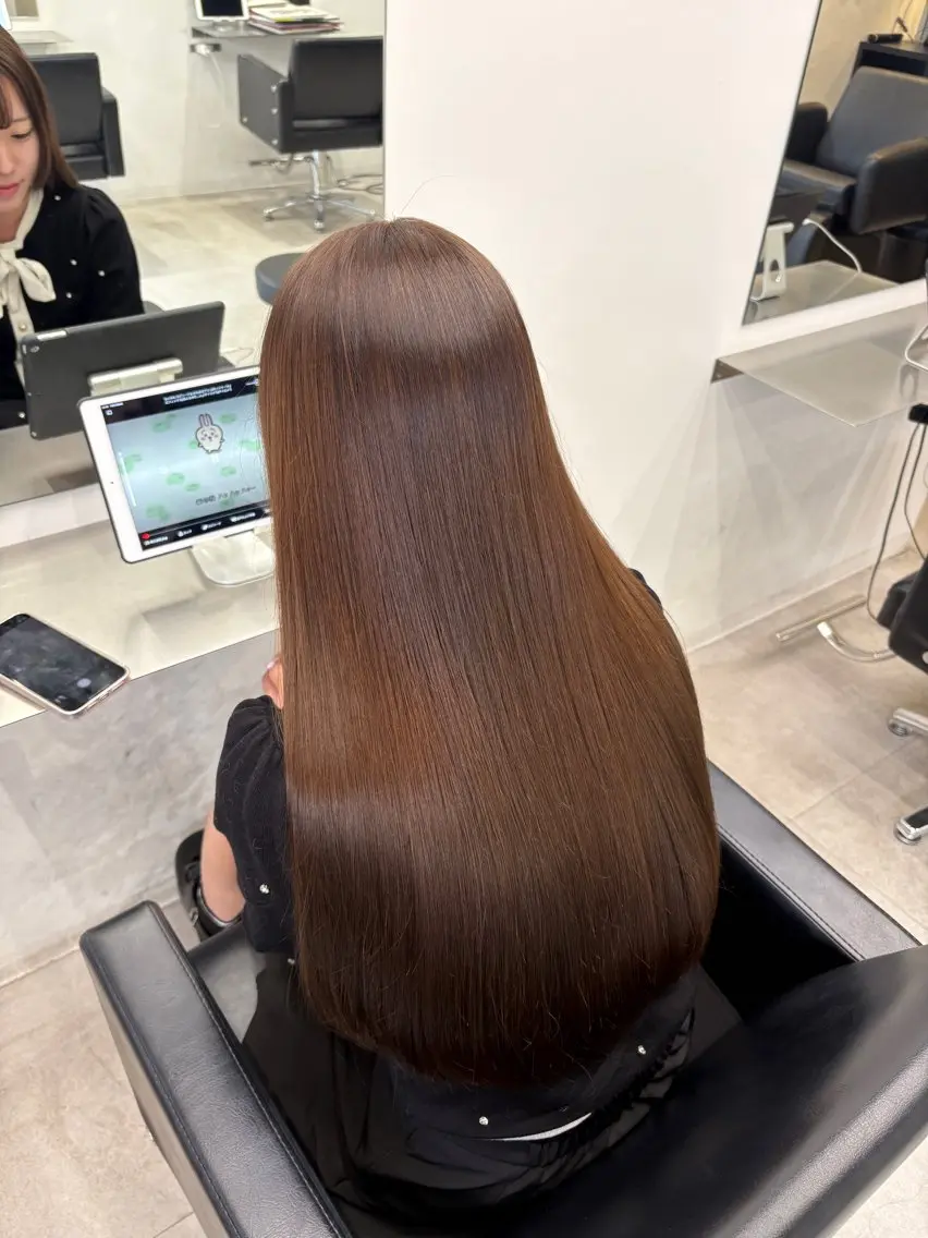 ☾·̩͙⋆【🌸髪質改善🌸】カット+HITAトリートメントの写真