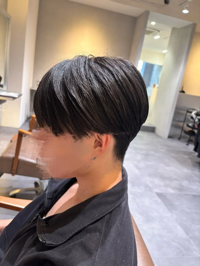 メンズ マッシュ 刈り上げ 山本 遥海のヘアスタイル