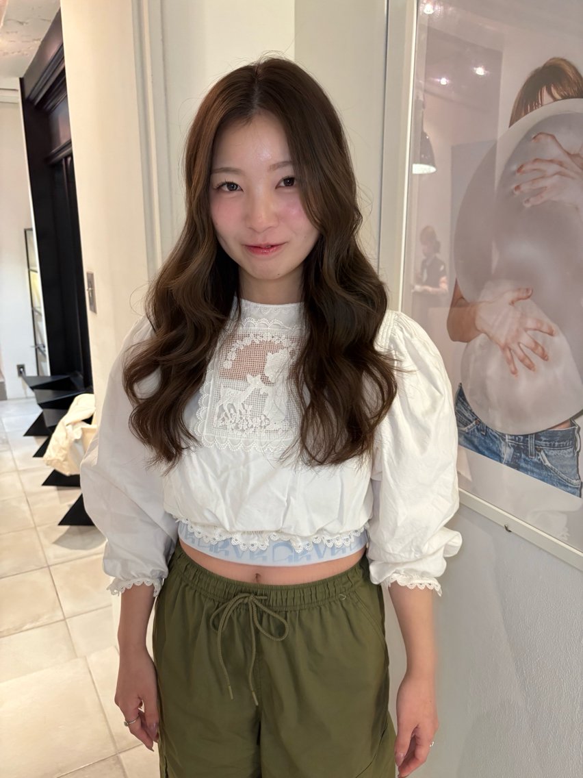 ロング カラー カット ヘアカラー riria🎀 /似合わせカットのヘアスタイル