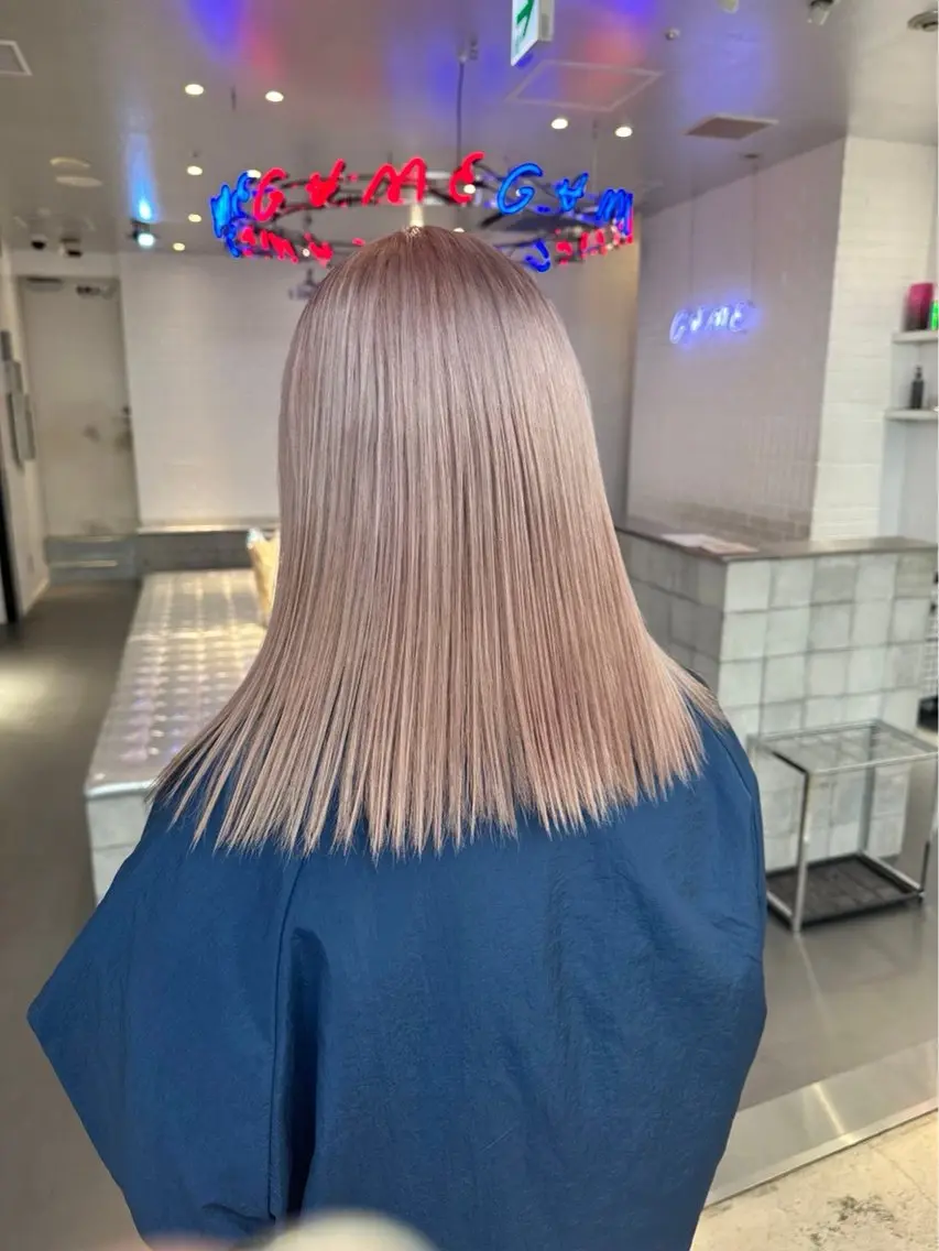 💟本日限定💟【ブリーチ込みダブルカラーケアブリーチ付き🌟】ケアしながらハイトーンに🪽の写真
