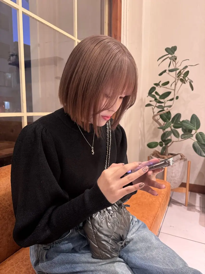 ⭕️新規様限定クーポン⭕️ブリーチ➕カラー◎透明感ダブルカラー🔴ハイトーン以外の方はこのメニューをオススメしますの写真