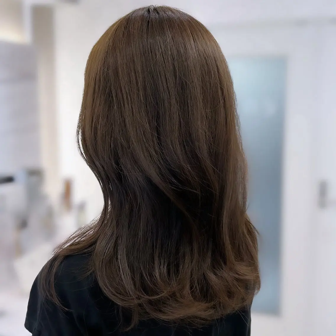 セミロング カット ヘアカラー トリートメント 髪質改善支持率 NO.1/韓国風💎のヘアスタイル