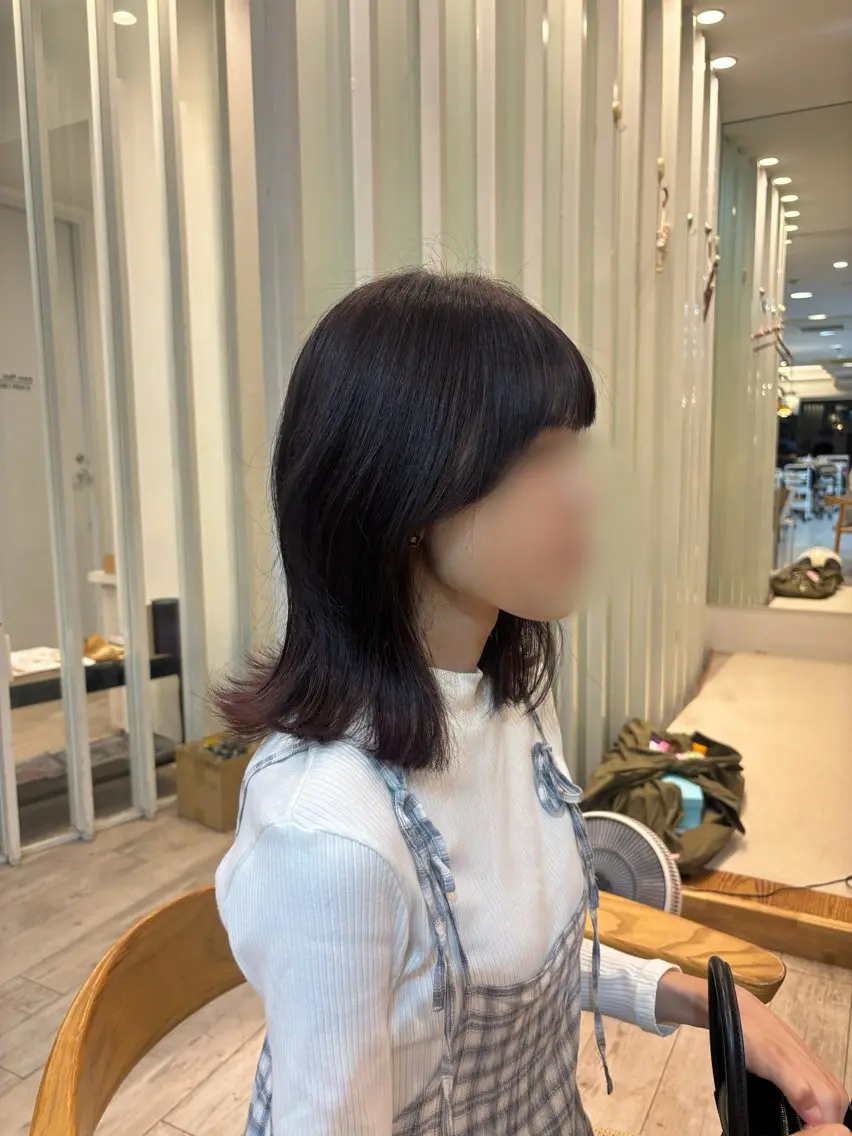 ミディアム くびれヘア くびれレイヤー レイヤーカット 藤沢 美夢のヘアスタイル