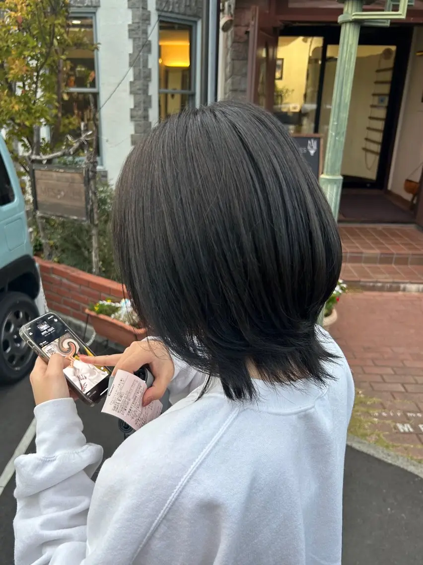 白髪染め（リタッチ）＋4stepトリートメントの写真