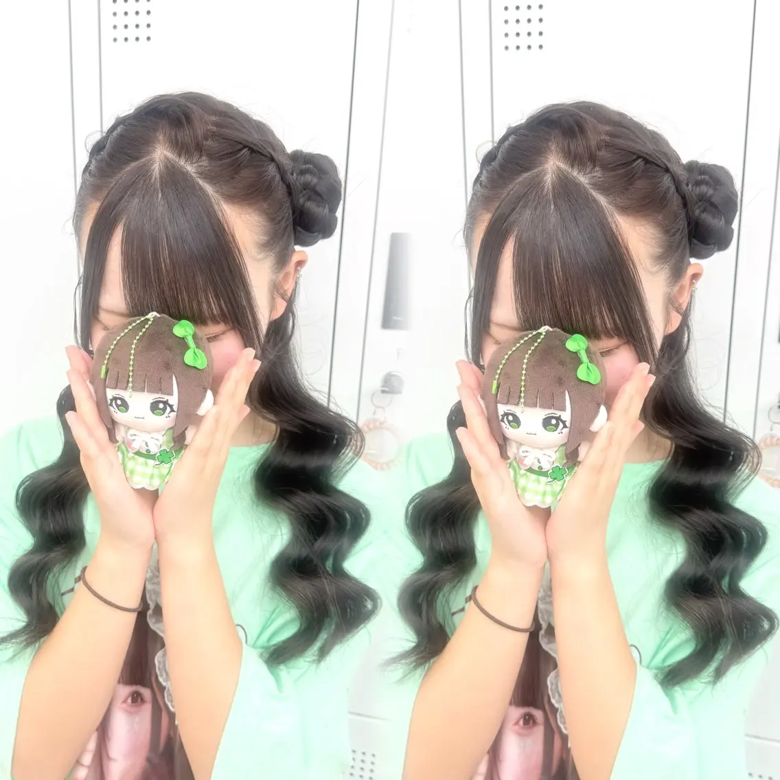 ヘアアレンジ ヘアアレンジエクステ 推し活 さな👶🏻のヘアスタイル