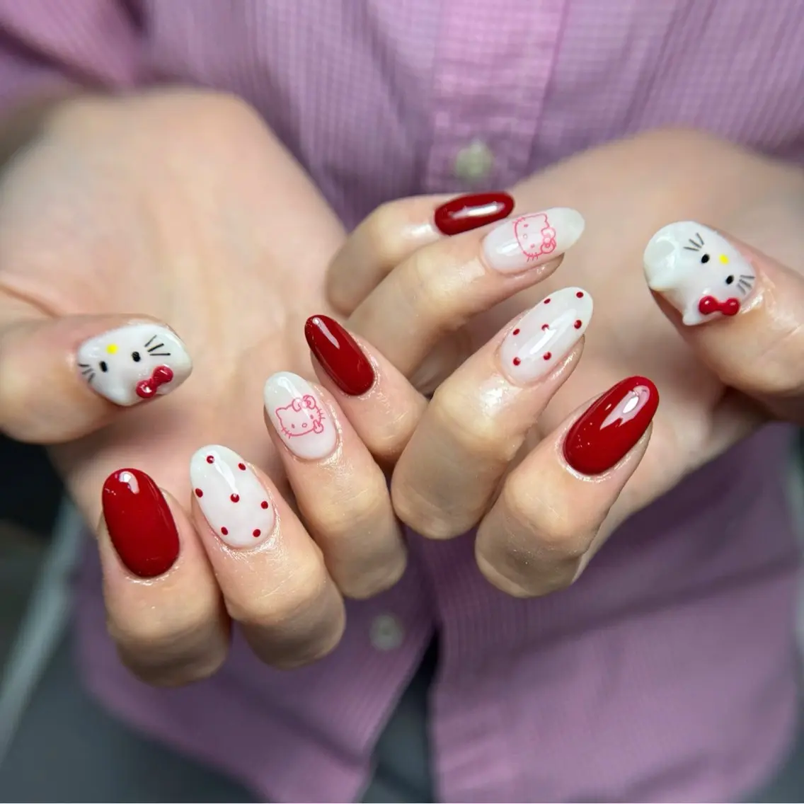 ネイル 長さ出し ジェルネイル 持ち込み オフィスネイル ワンカラーネイル Michi Nail Staffのネイルデザイン