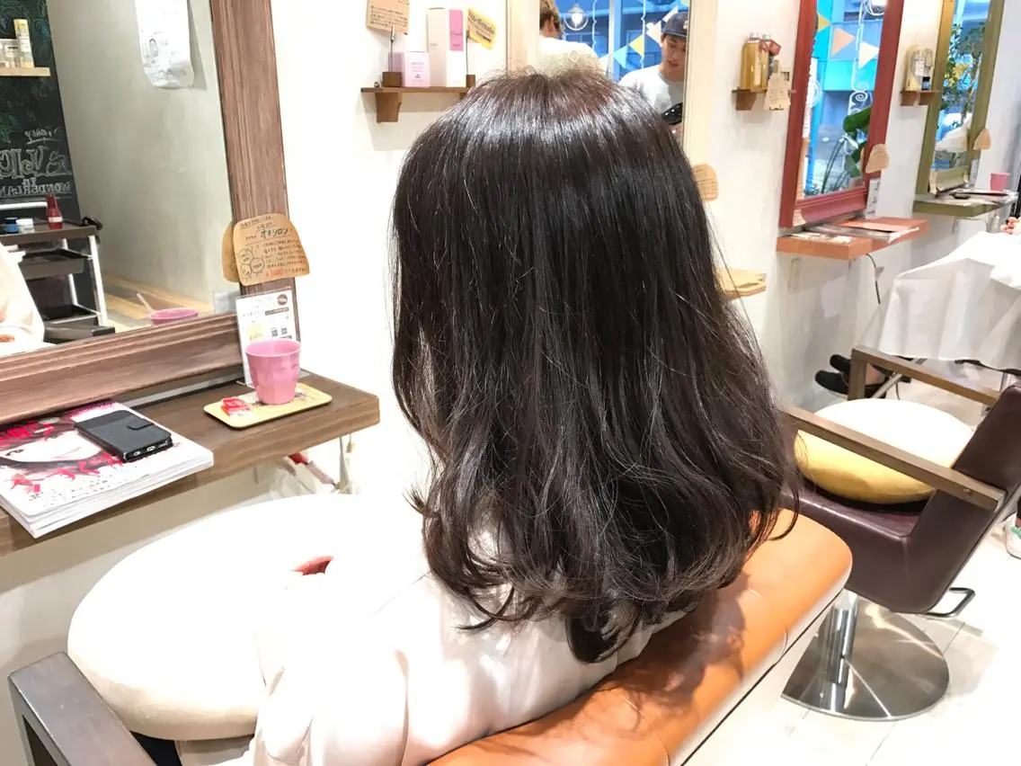ミディアム カラー イルミナカラー メンズ指名多数!! 田島史也のヘアスタイル