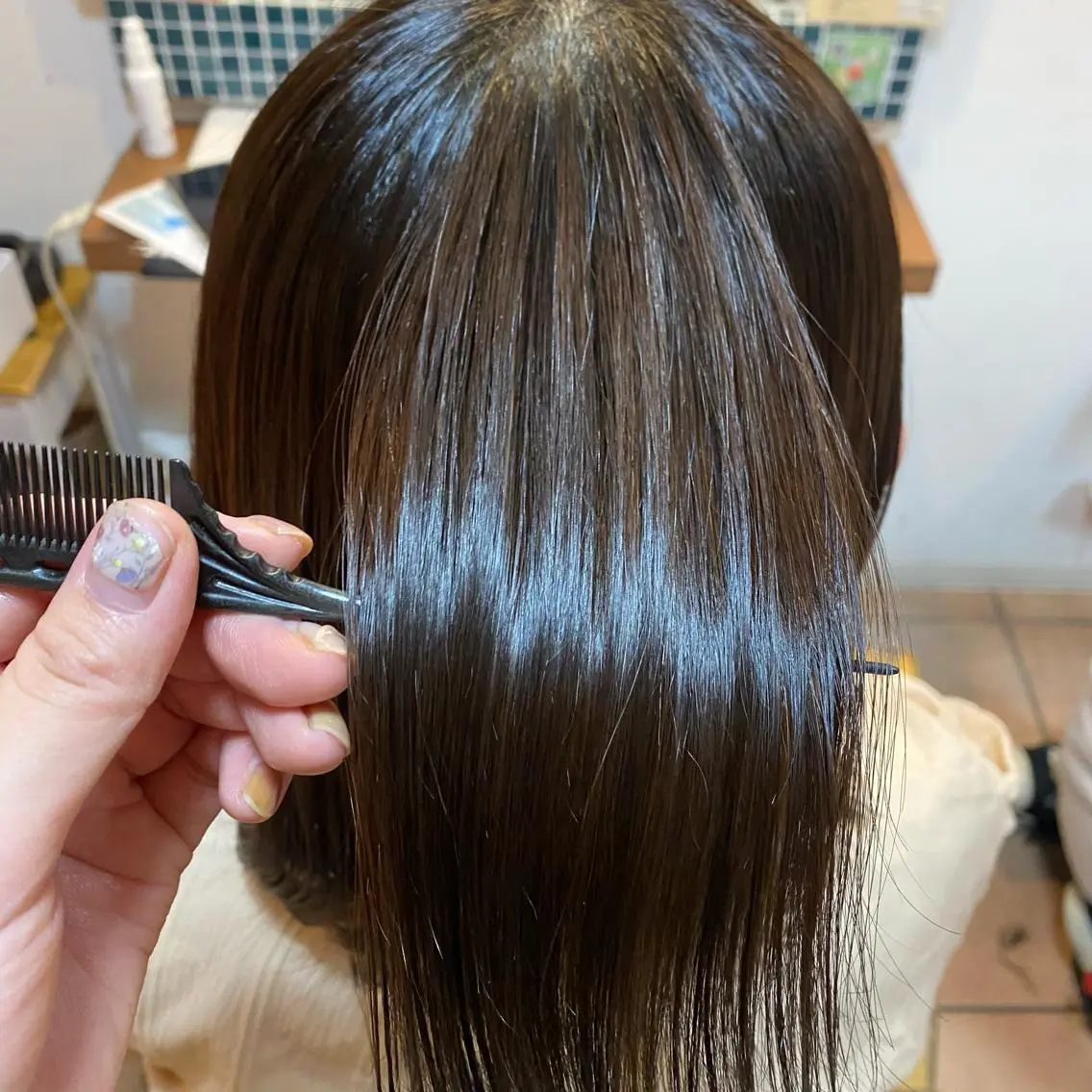 ミディアム くらかず あやねのヘアスタイル