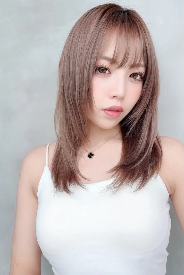 セミロング レイヤーカット メンズスタイル/渡邊 優人のヘアスタイル