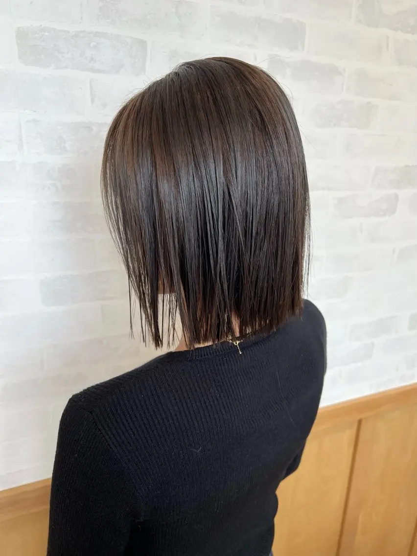 ミディアム 顔周りカット/透明感 カラー🤍大塚蛍のヘアスタイル