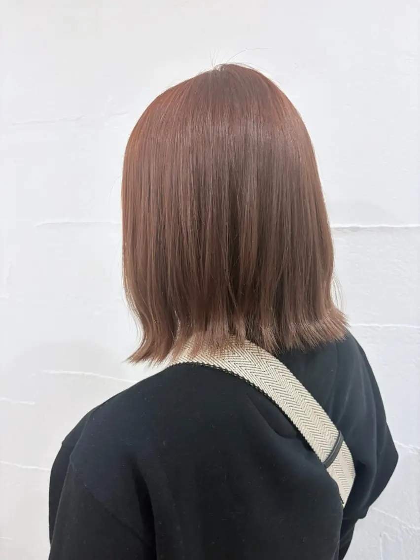 ミディアム カラー ヘアカラー Flat /rina🧸のヘアスタイル
