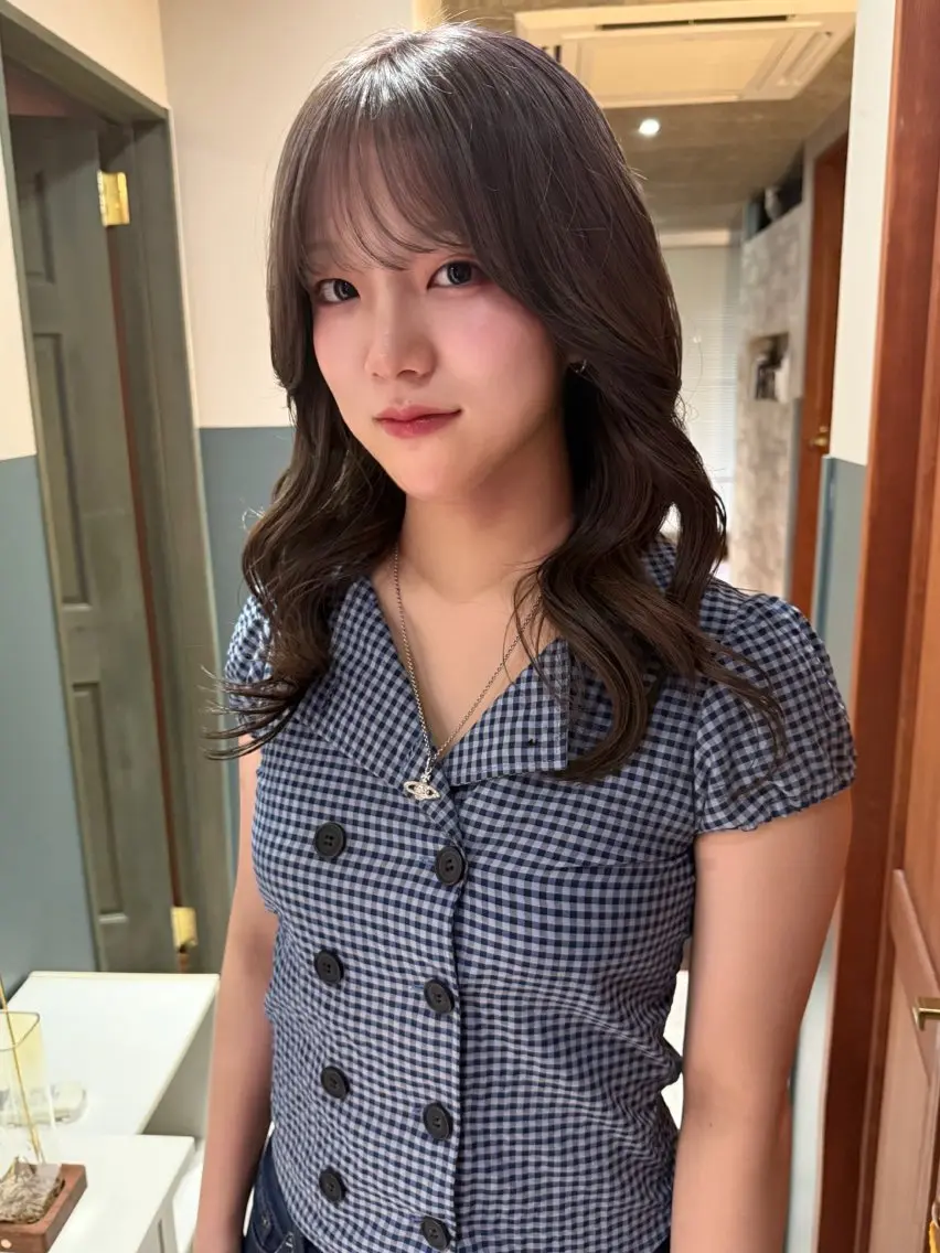 ロング カラー 似合わせカット カット ヘアカラー トリートメント mai / linoah˚✧のヘアスタイル