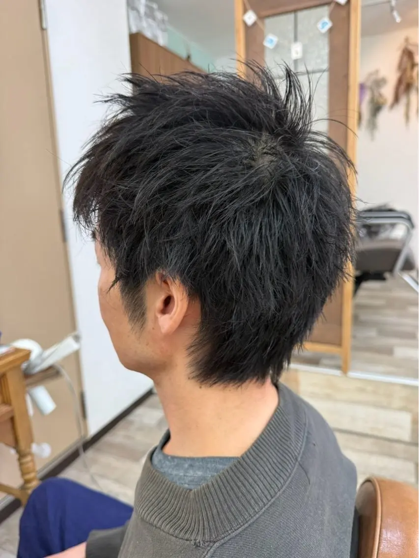 メンズ 刈り上げ カット Rin ku-to andCのヘアスタイル