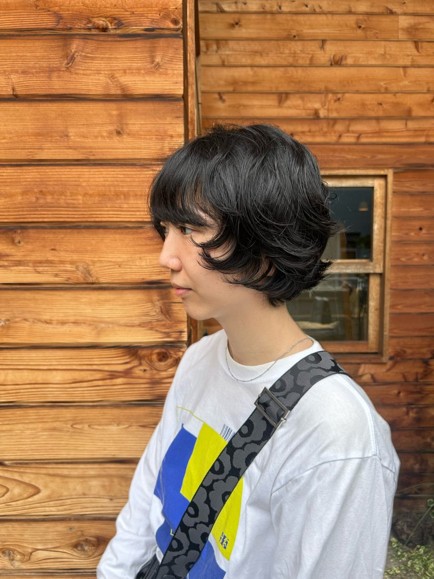ショート カット パーマ 相庭 恋のヘアスタイル