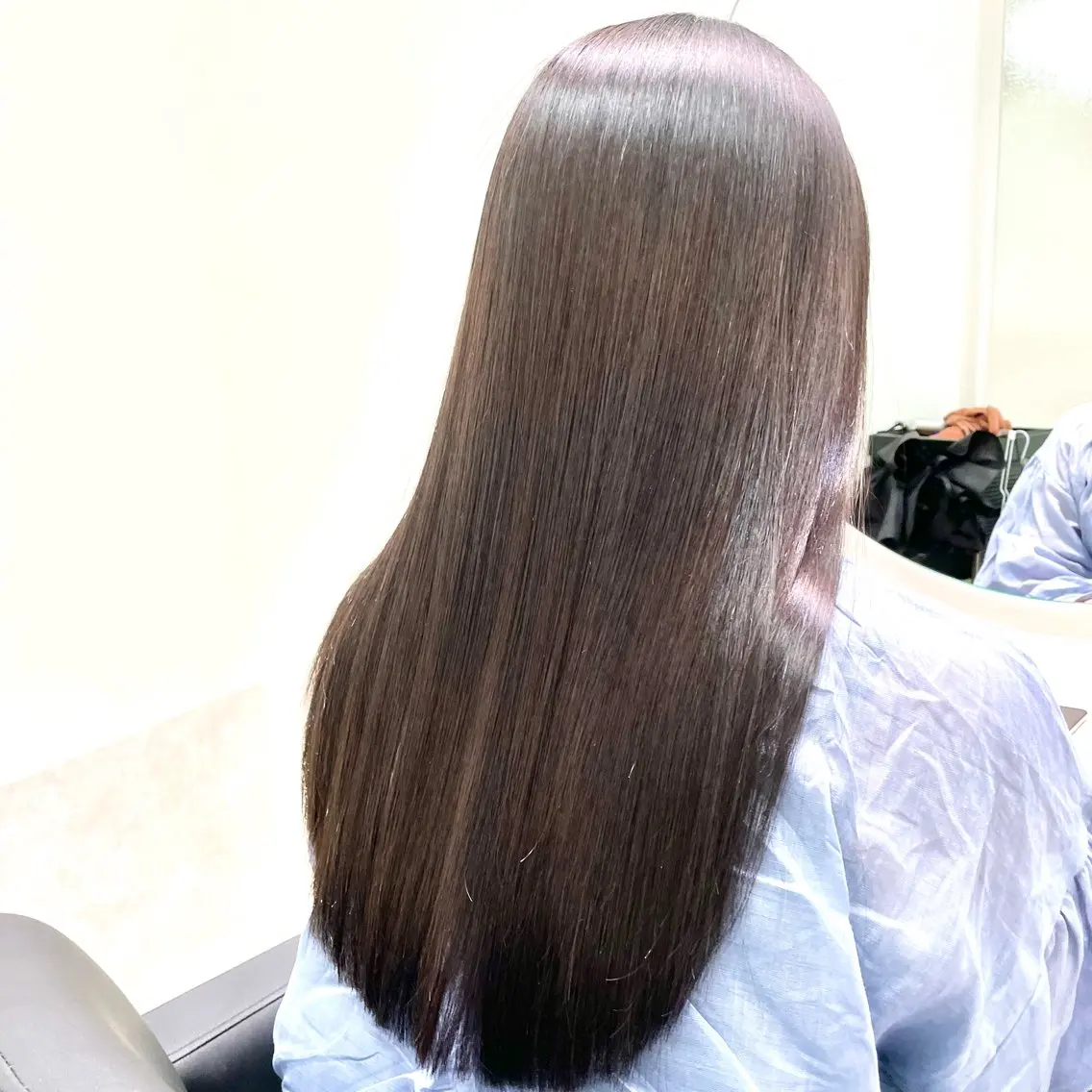 ロング カット 縮毛矯正 トリートメント ウサミ/髪質改善 酸性ストレート🌈のヘアスタイル
