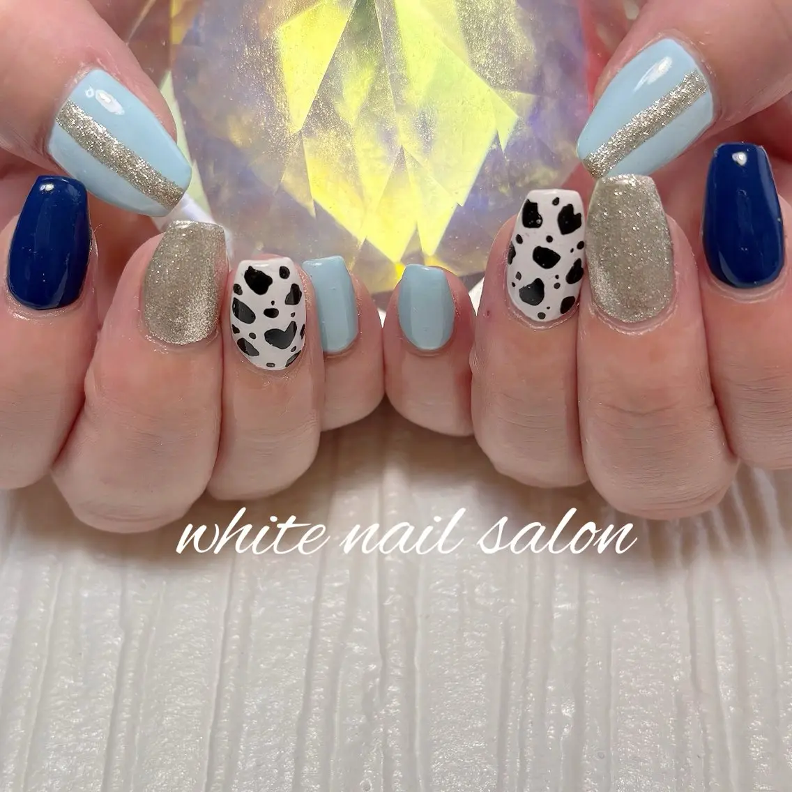 ネイル フットネイル ラメ(グリッター) ハンドネイル white nail salonのネイルデザイン