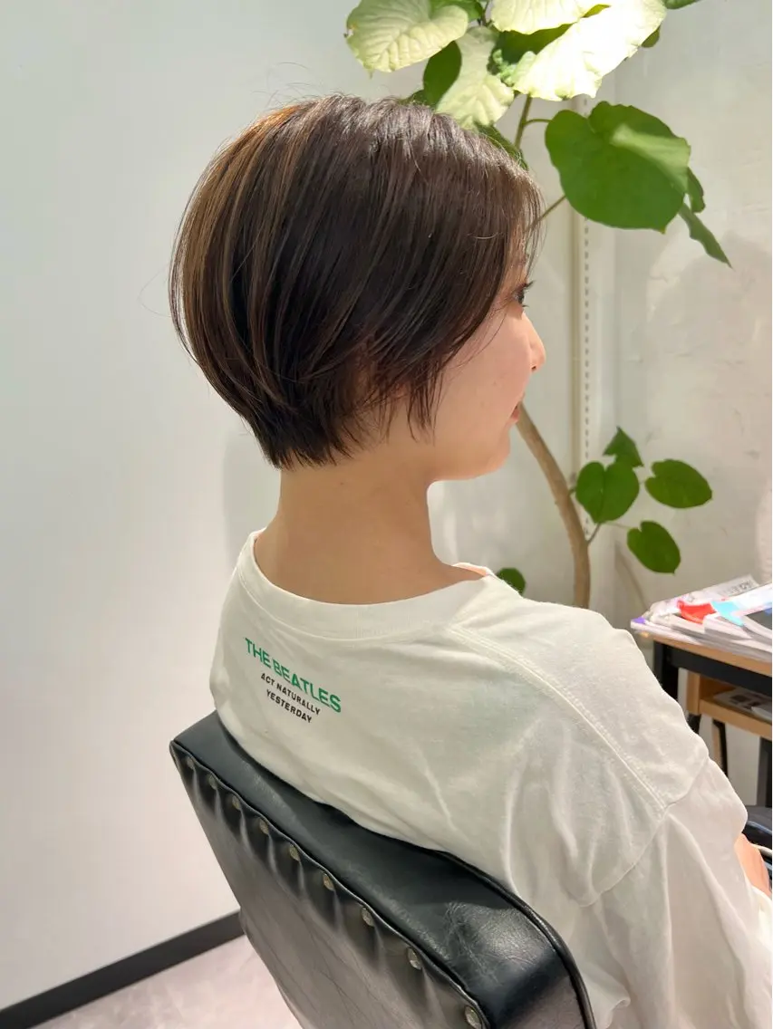 ショート カラー ショートヘア 「sumi」 AMIのヘアスタイル