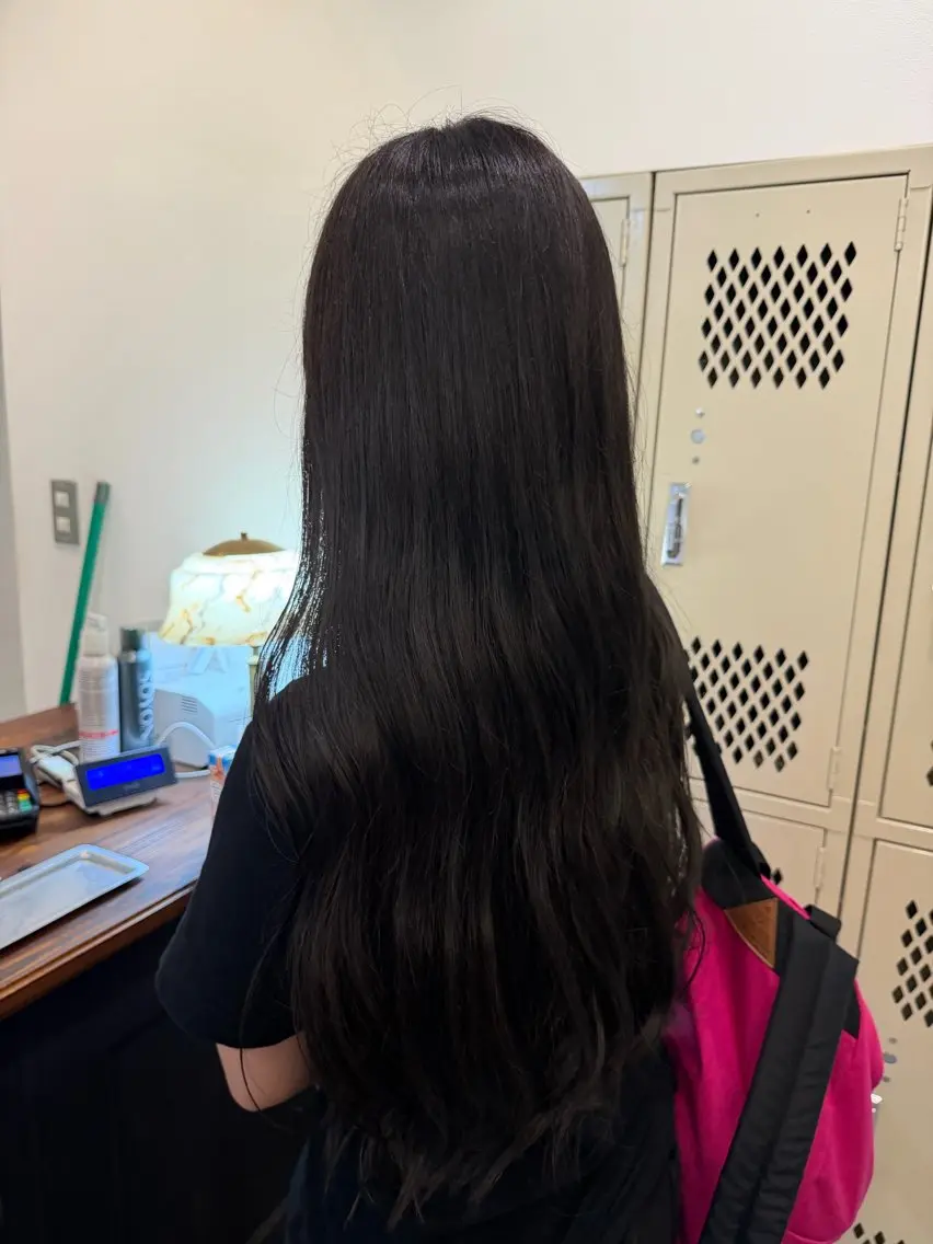 ロング カラー 透明感カラー benji amiのヘアスタイル