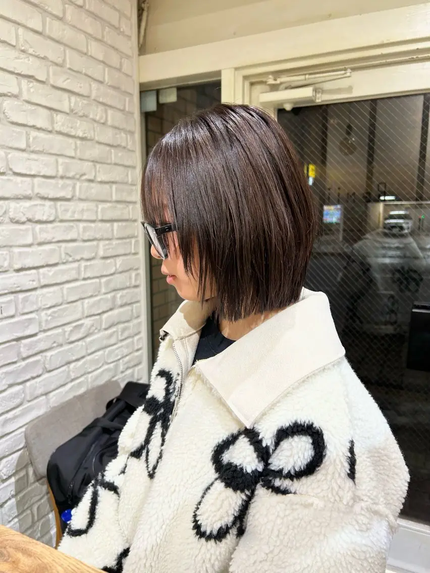 ミディアム ヘアカラー トリートメント ︎☀️はるき︎︎☁️ ショートモデル募集のヘアスタイル
