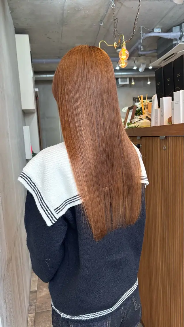 ロング 髪質改善 ♡髪質改善ストレート 清水歩美♡のヘアスタイル