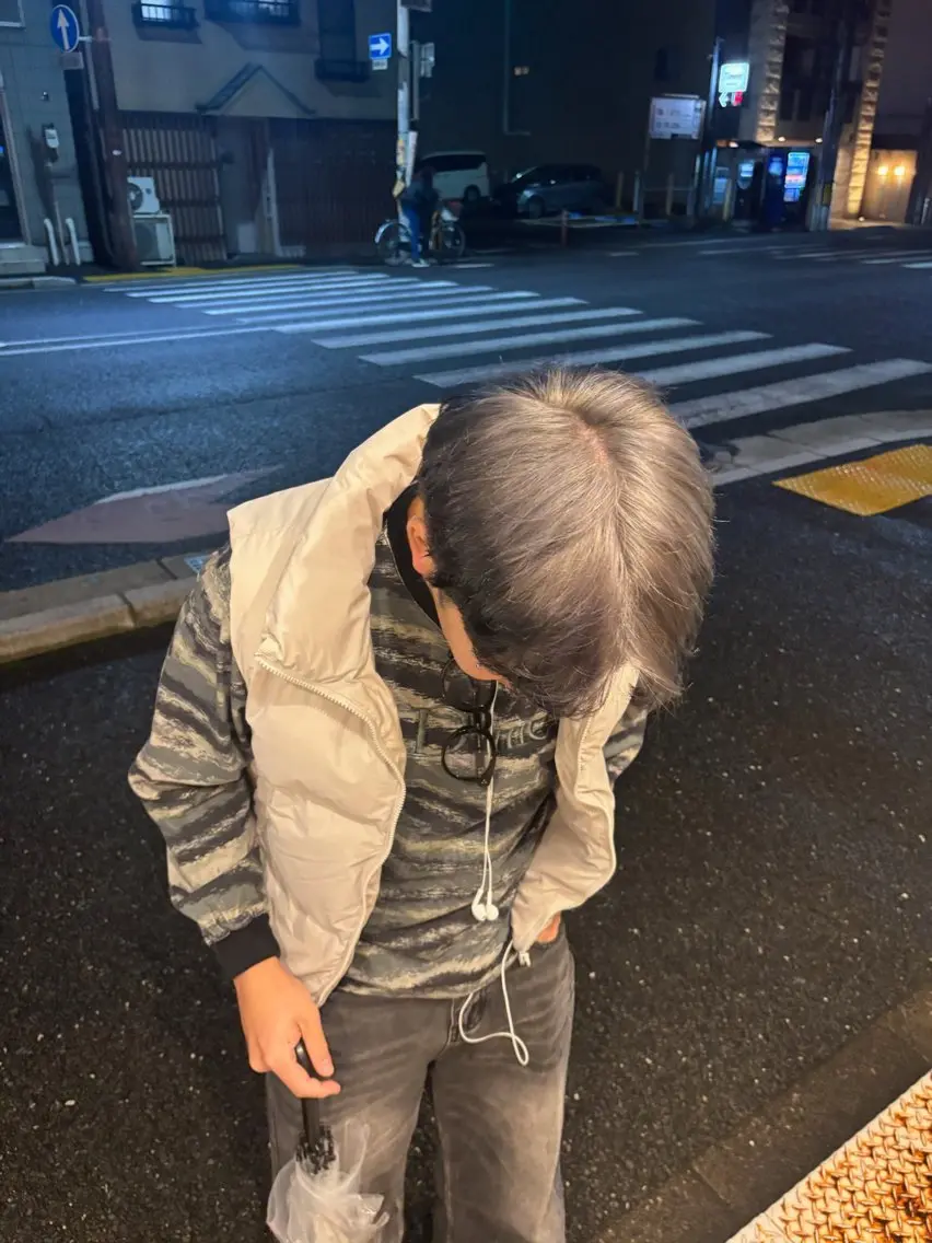 カラー メンズ ヘアカラー オクギシ チヒロのヘアスタイル