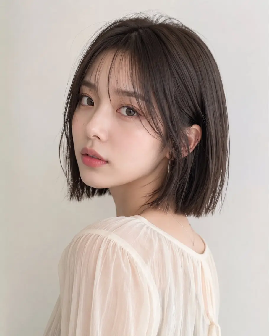 ショート カラー カット ヘアカラー トリートメント モテ🤍トレンドヘア /新宿/ワカナのヘアスタイル