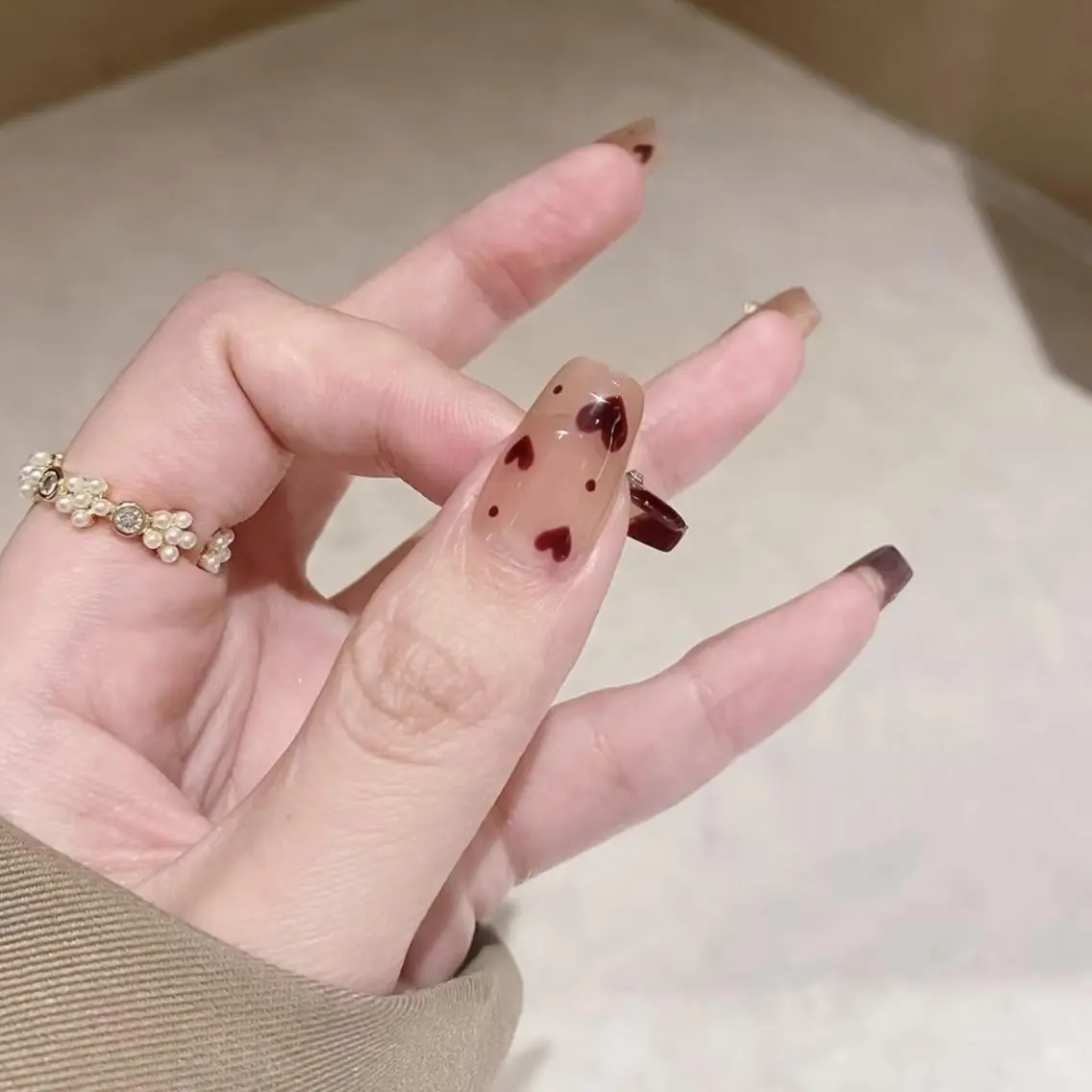 ネイル ハンドネイル ハンドケア 🍑 momo_nailのネイルデザイン