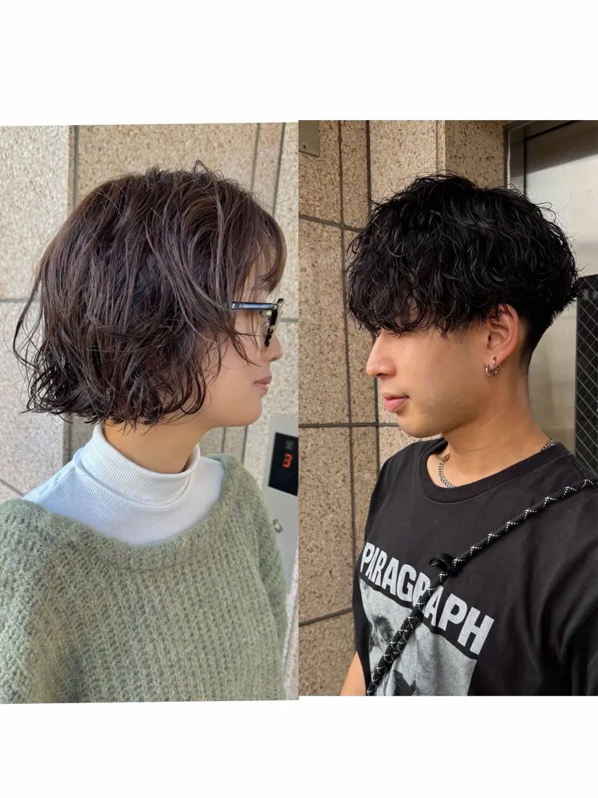 ショート パーマ パーマ go s go(e) 店　コンドウマチコのヘアスタイル
