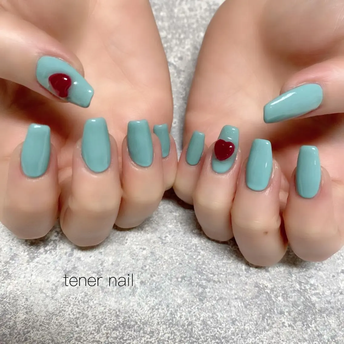 ネイル ハート テネルネイル tener nailのネイルデザイン