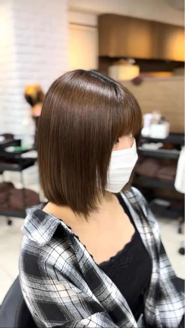 【☀️ダメージレス透明感艶カラー☀️】✨艶カラー✨✖︎似合わせカット【ミニモ限定】の写真