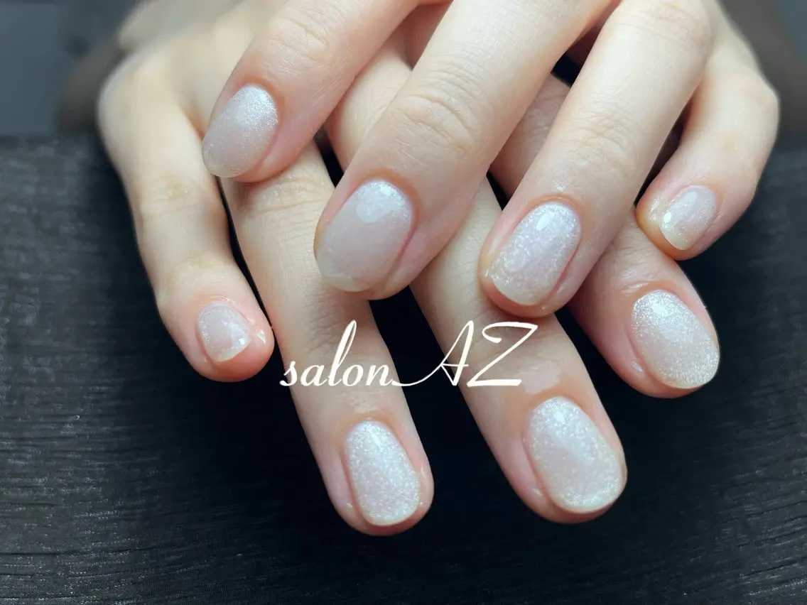 ネイル アートネイル 長さ出し フットネイル フレンチネイル ジェルネイル salon AZのネイルデザイン